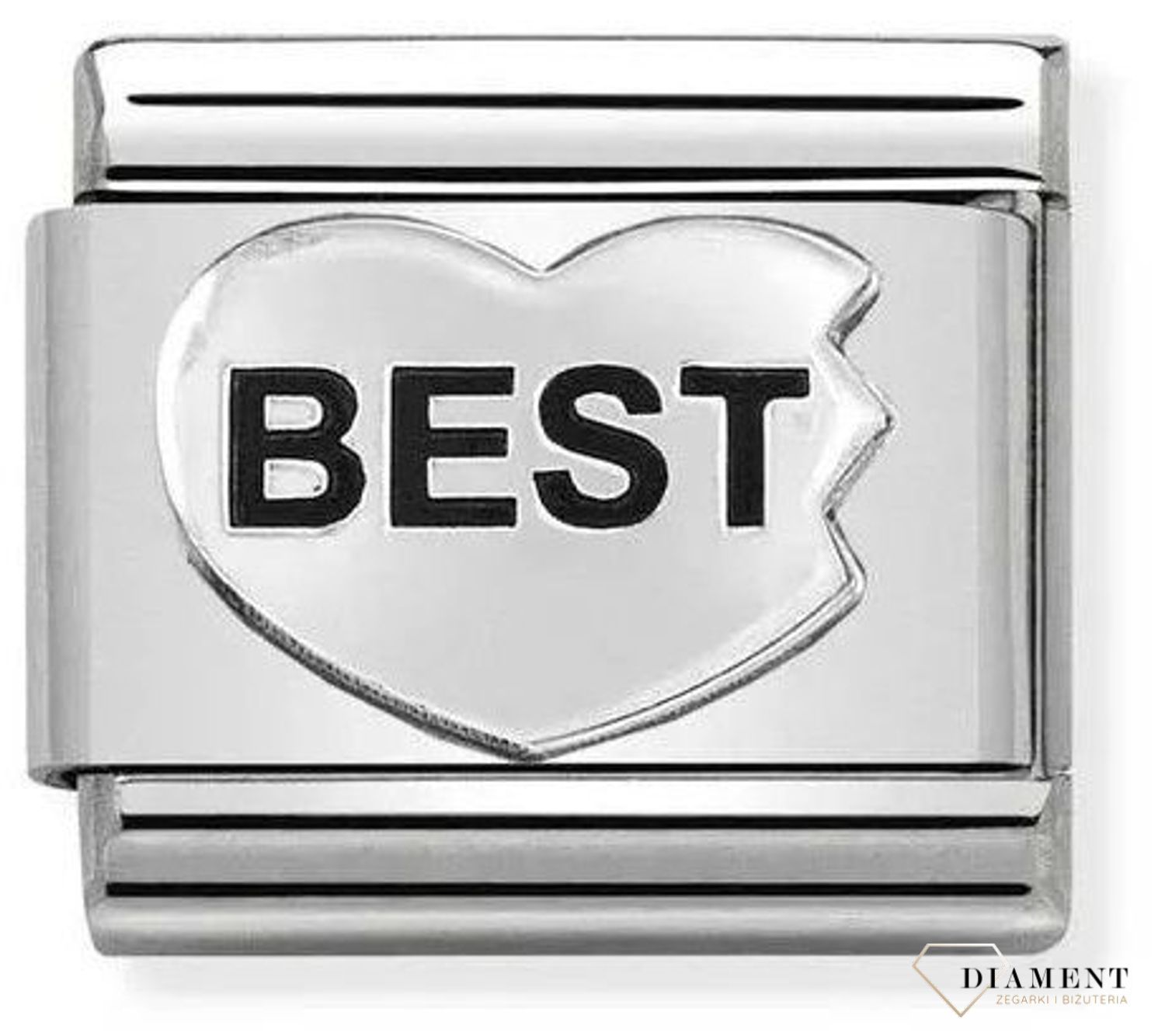 Nomination - Link 925 zawieszka srebro 'Najlepsi Przyjaciele' 330101 44 biżuteria nomination nomination zawieszki nomination baza.jpg